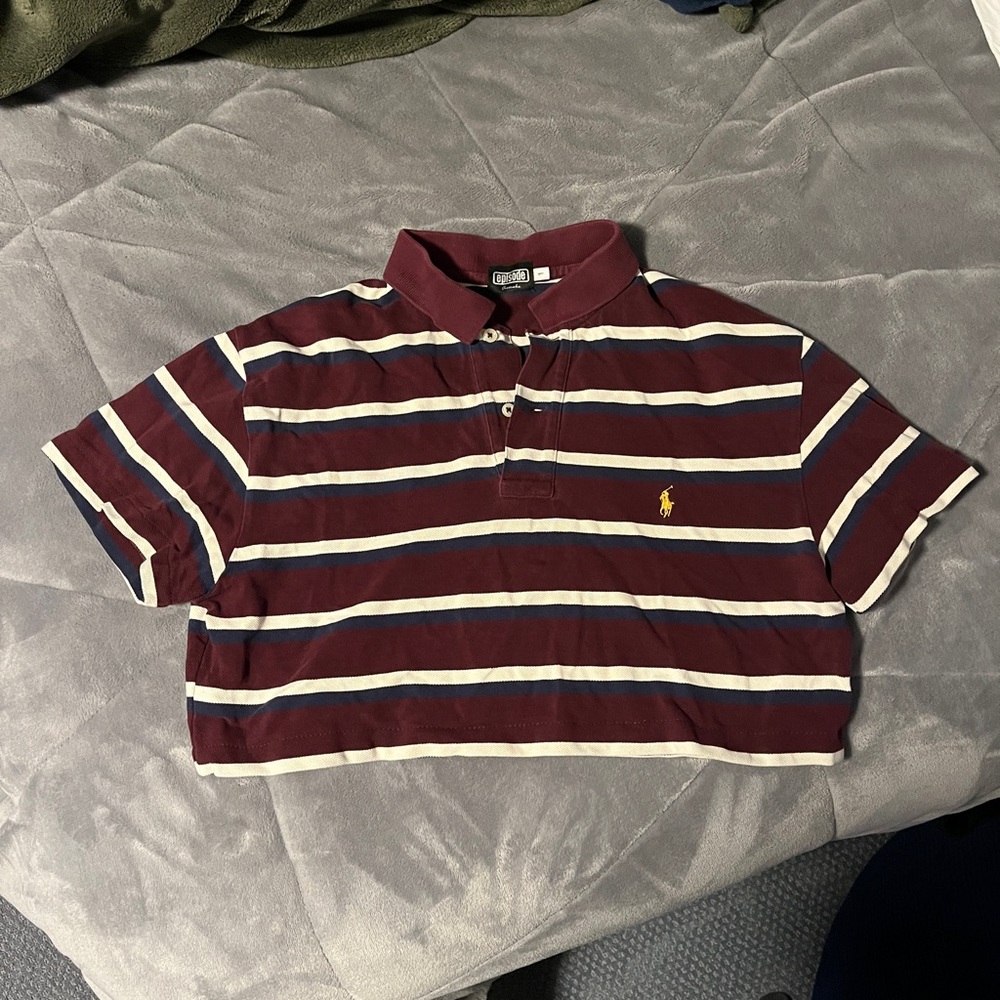 Cropped Redone Polo Ralph Lauren Top